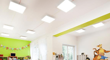 Interiérové osvětlení - LED osvětlení mateřské školy Tučňákov v Liberci